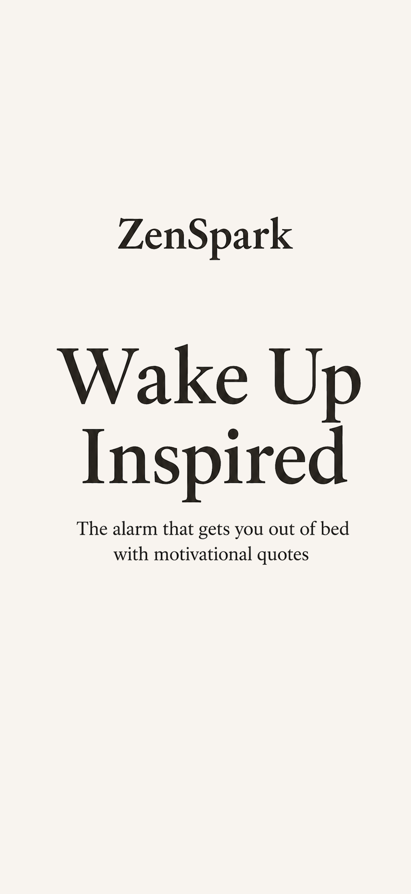 ZenSpark intro screen